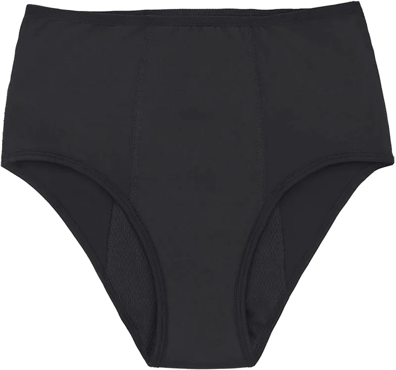Snuggs Night Period: Heavy Flow Black Menstrual Panties Fabric for Heavy Periods Size M