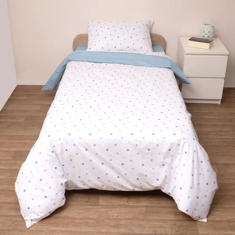 Πάπλωμα Μονό (Σετ 160x240) Viopros Kids Ίκαρος Σιέλ
