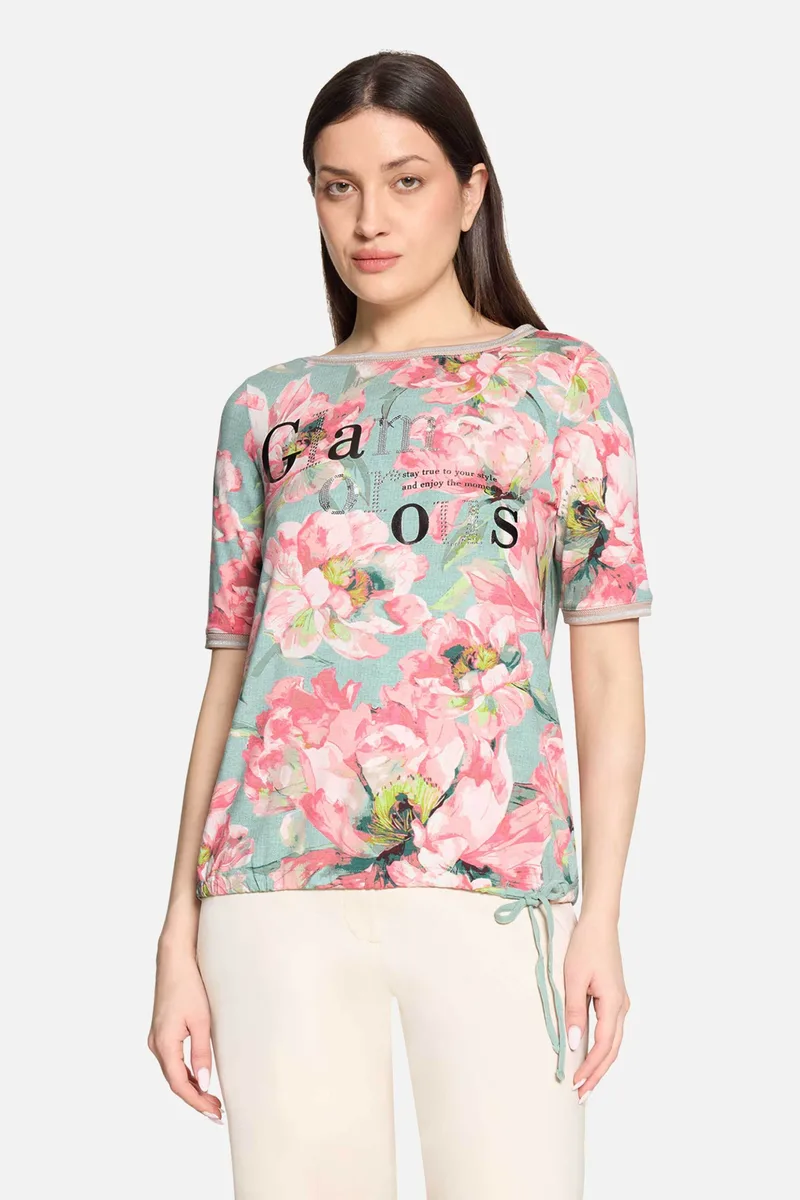 Betty Barclay γυναικείο Τ-shirt με all-over floral print - 2760/1812 Ροζ