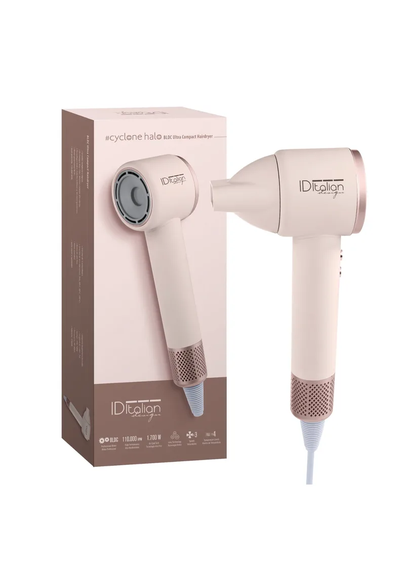 PostQuam & More Professional - CYCLONE HALO BLDC ULTRA COMPACT HAIRDRYER ITALIAN DESIGN