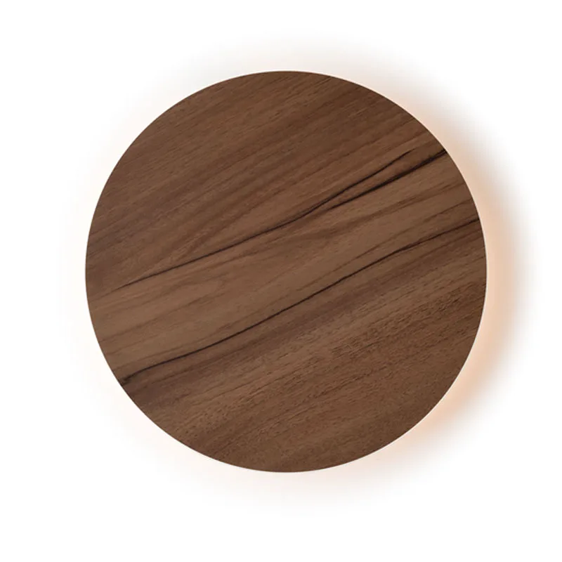 Απλίκα Τοίχου LED Aca Eclipse ZM1705LEDWDW Dark Wood