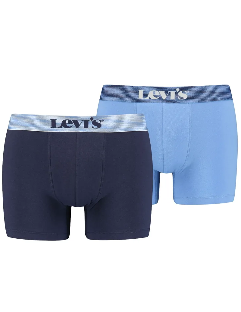 Levi"s Ανδρικά Μποξεράκια Μπλε / Γαλάζιο 2Pack 37149-0594
