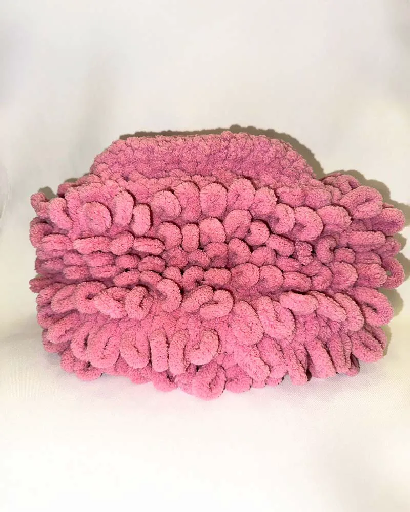 PUFFY CLUTCH BAG ΜΕ ΦΟΔΡΑ (POZ)