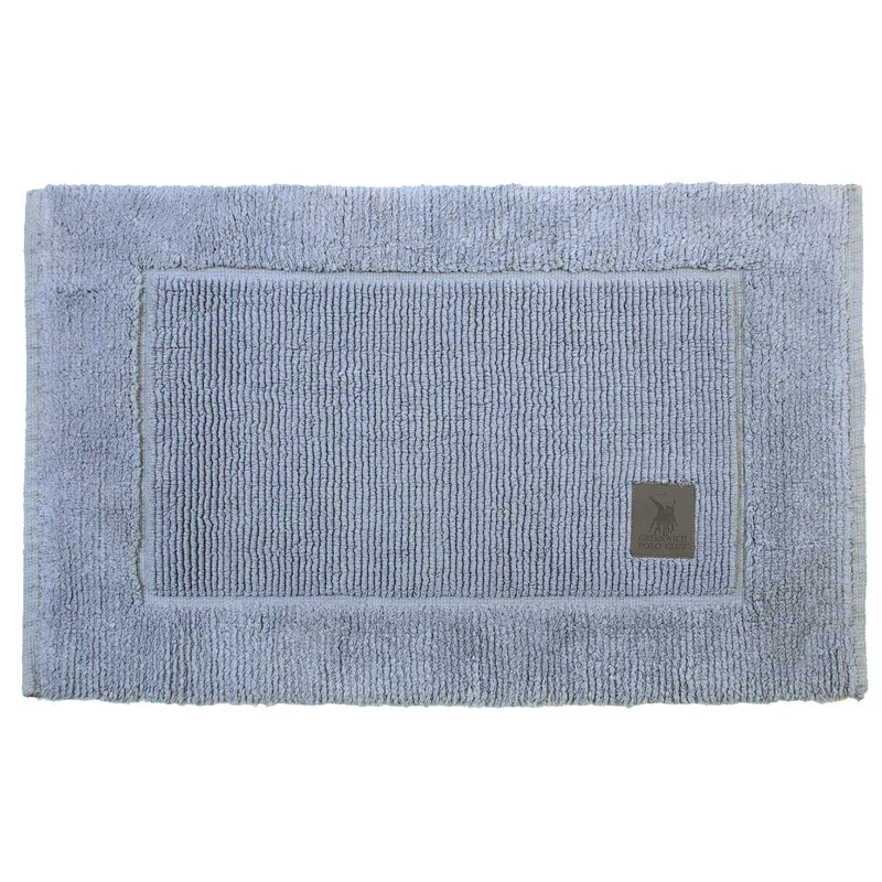 Ταπέτο Μπάνιου Βαμβακερό 50x80εκ. Essential 3215 Grey Greenwich Polo Club (Ύφασμα: Βαμβάκι 100%, Χρώμα: Γκρι) - Greenwich Polo Club - 220750803215