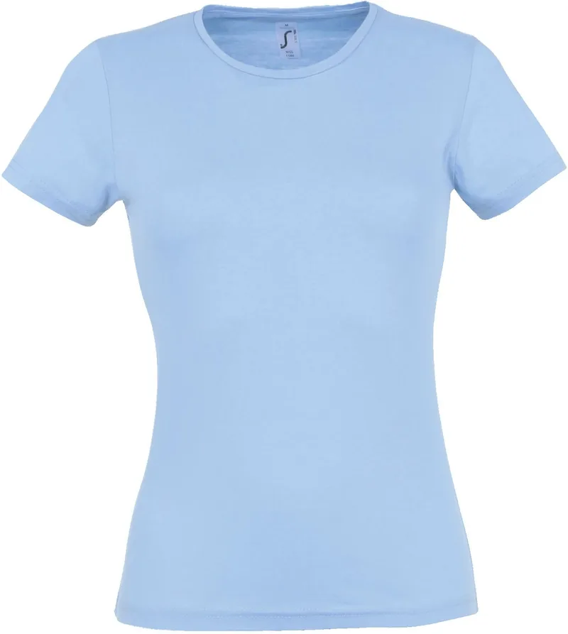Γυναικείο T-shirt Miss SOLS 11386 Sky Blue