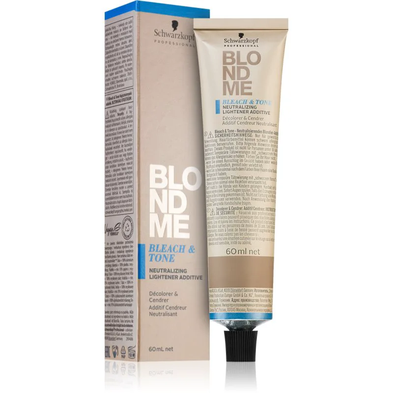 Schwarzkopf Professional Blondme Bleach & Tone ξανοιχτική και τονωτικό πρόσθετο απόχρωση Violet 60 ml