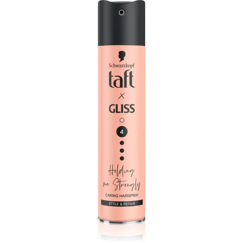 Schwarzkopf Taft x Gliss λακ μαλλιών για δυνατό κράτημα Holding me Strongly 250 ml