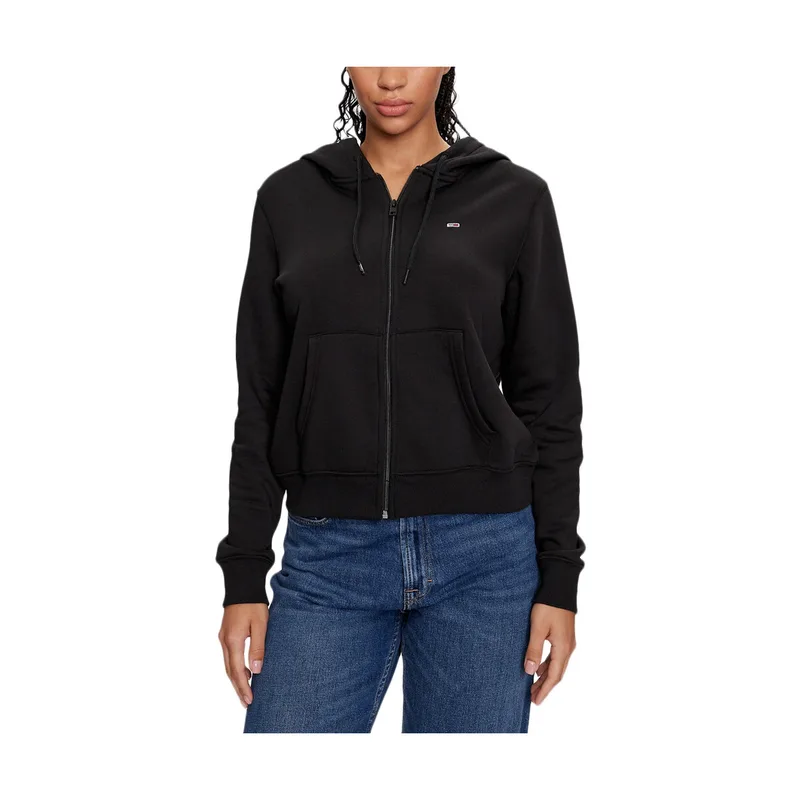 Μπουφάν / Ζακέτες Tommy Hilfiger TOMMY JEANS FLAG REGULAR FIT ZIP HOODIE WOMEN