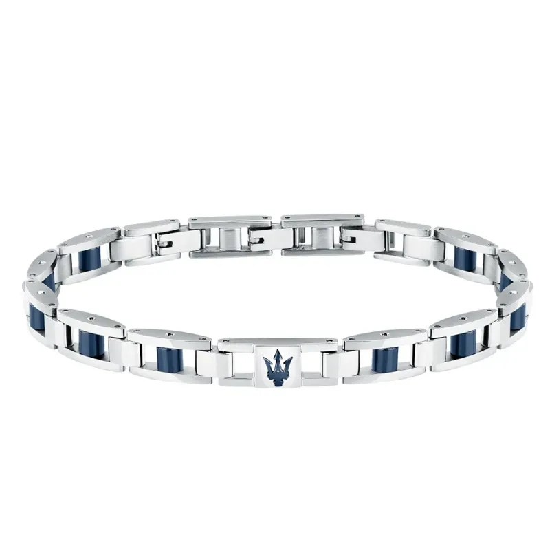Ανδρικό βραχιόλι Maserati Ceramic Stainless Steel JM225ATZ59 JM225ATZ59 Ατσάλι