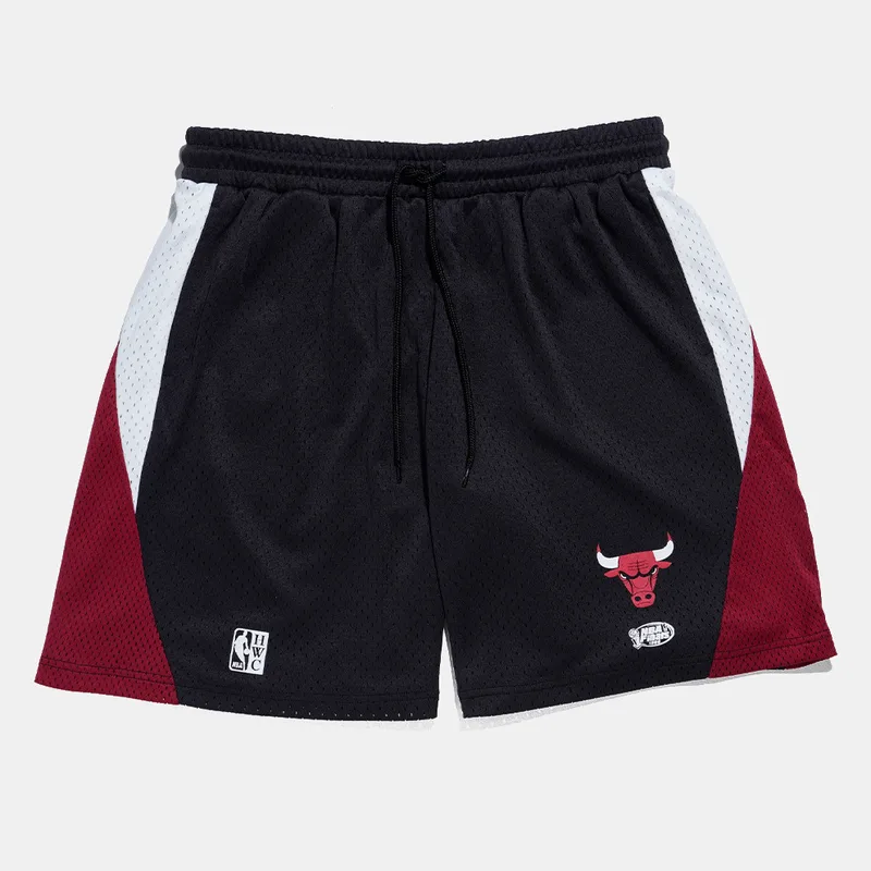 Mitchell & Ness Warehouse Panel Shorts Bull (9000278313_1982)