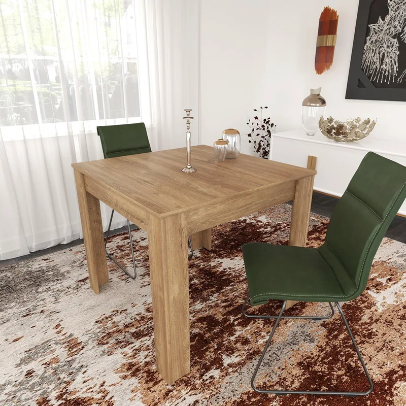 Τραπέζι Τραπεζαρίας Single 90 - Caucasian, Oak 801Cmy2901 (90x78x90 cm)