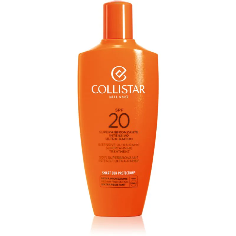 Collistar Special Perfect Tan Intensive Ultra-Rapid Supertanning Treatment προϊόν για επιτάχυνση και παράταση του μαυρίσματος SPF 20 200 ml