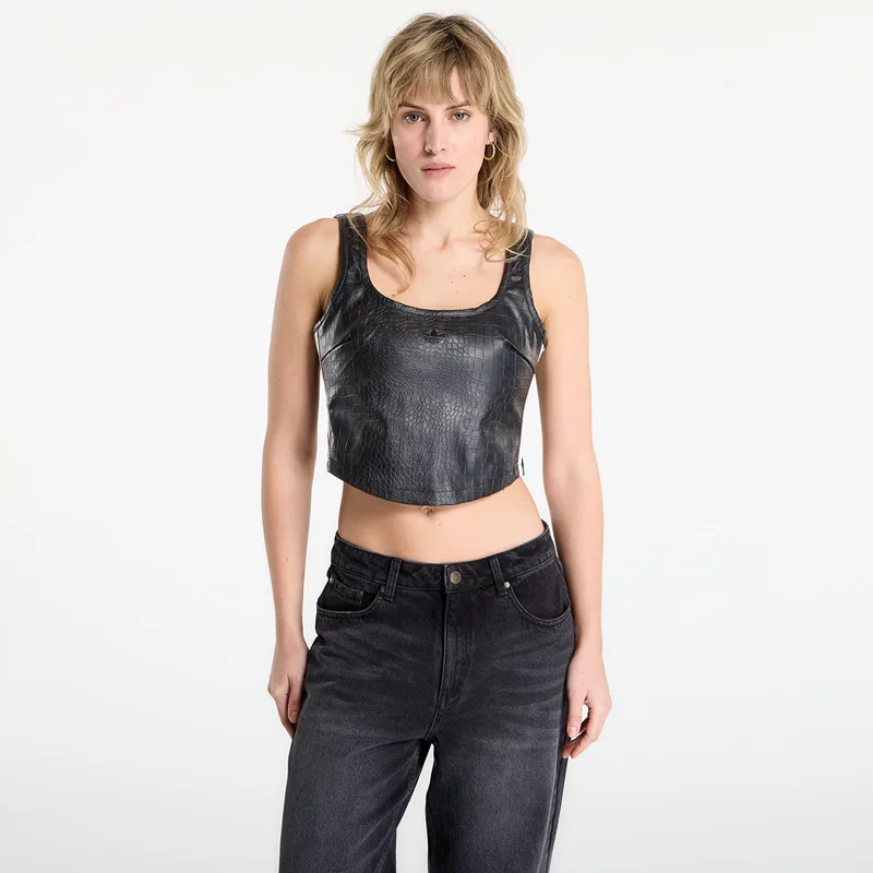 adidas Pleather Corset Black 16