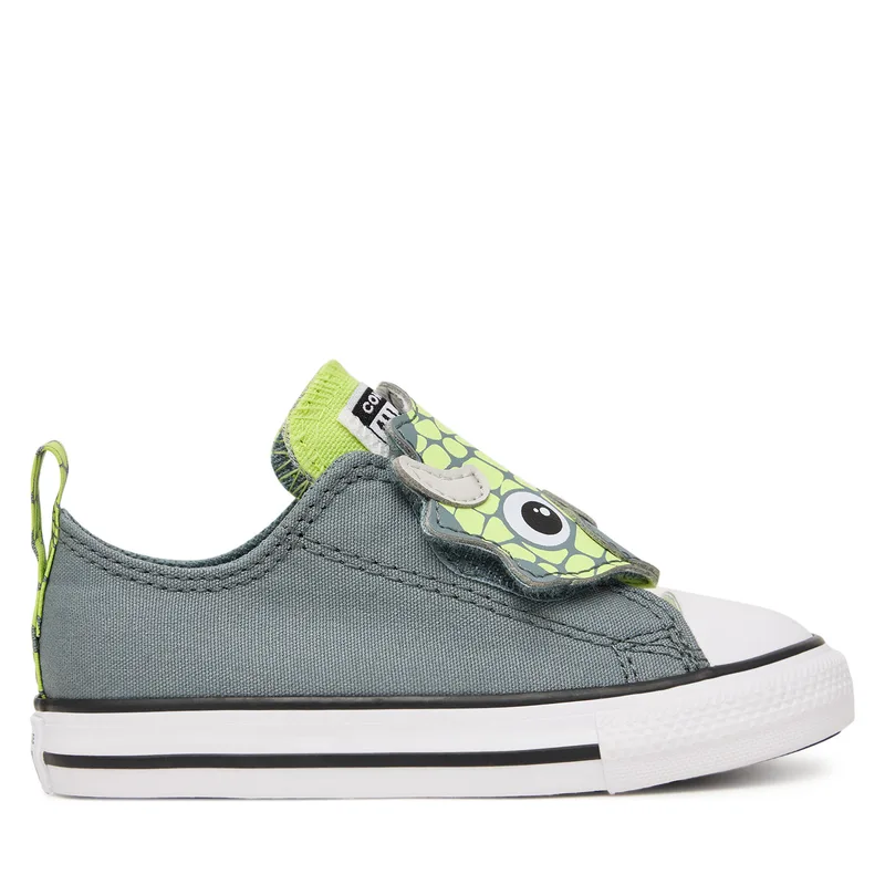 Sneakers Converse Chuck Taylor All Star One Strap Dinos Easy-On A15901C Γκρι