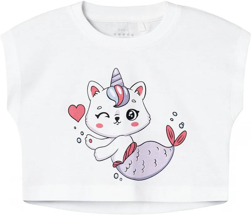 CROP TOP NAME IT 13228148 NMFVILMA ΛΕΥΚΟ (104 CM)-(4 ΕΤΩΝ)