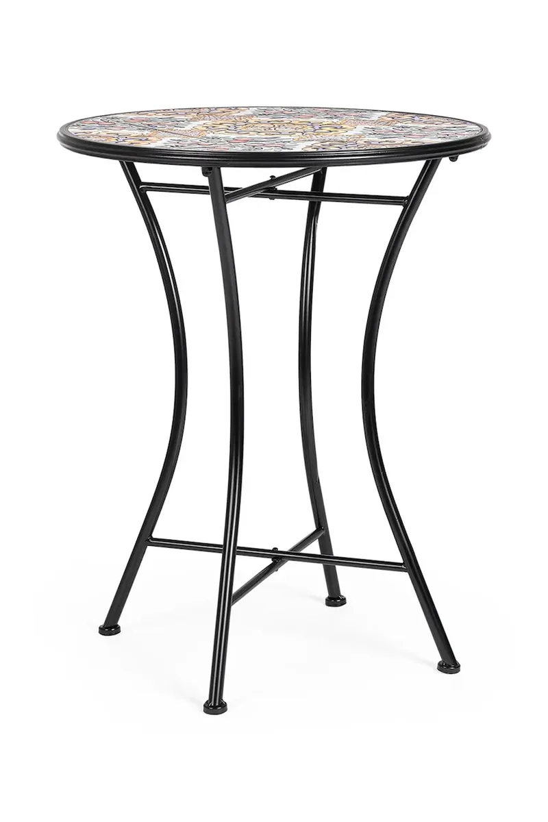 Bizzotto τραπεζάκι από βαμμένο χάλυβα με σκόνη 60 x 75 cm