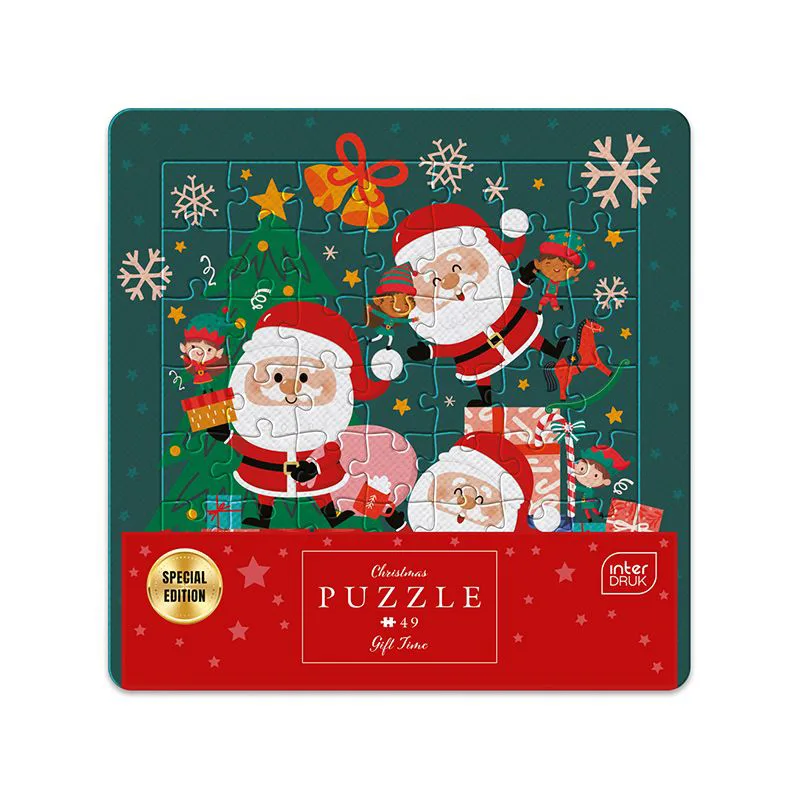Παζλ Interdruk Xmas Frame - Gift Time (49 τμχ.)