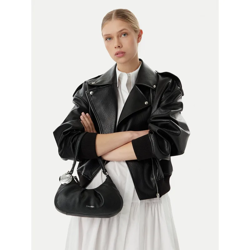 Τσάντα Calvin Klein Engraved Hw LV04F3554G Μαύρο