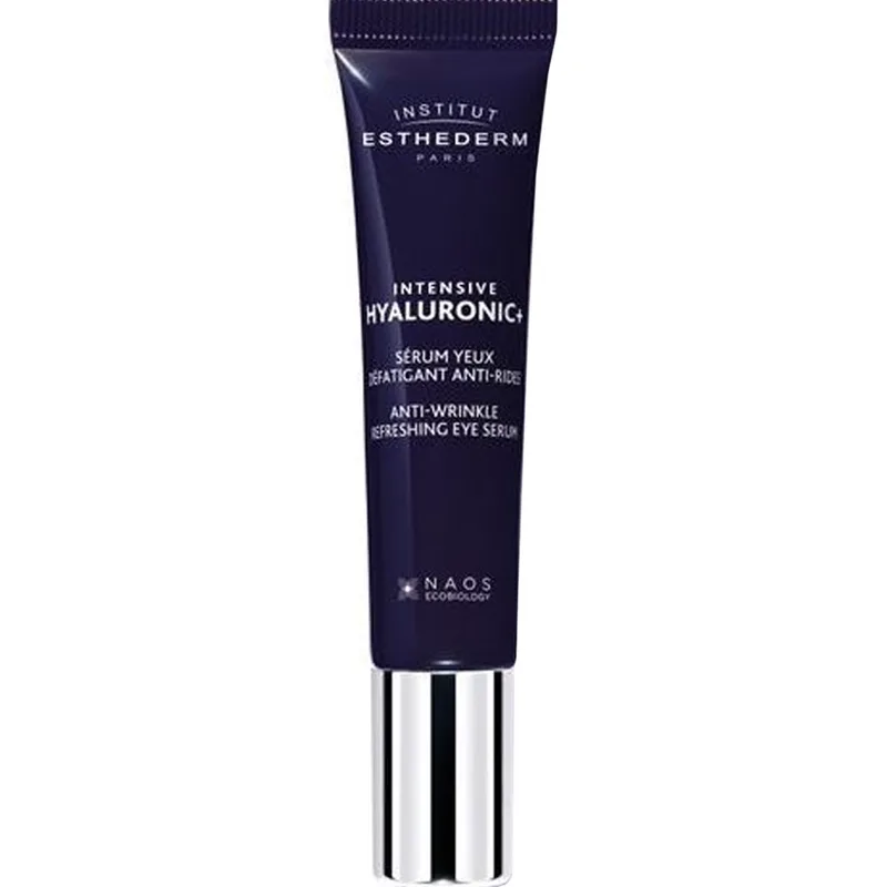 Institut Esthederm Intensive Hyaluronic+ Anti-Wrinkle Refreshing Eye Serum Αντιγηραντικός & Αναζωογονητικός Ορός Προσώπου Κατά του Πρηξίματος & των Μαύρων Κύκλων 15ml
