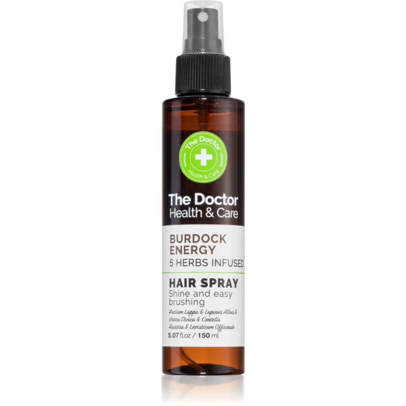 The Doctor Burdock Energy 5 Herbs Infused σπρέι χωρίς ξέβγαλμα για τα μαλλιά 150 μλ