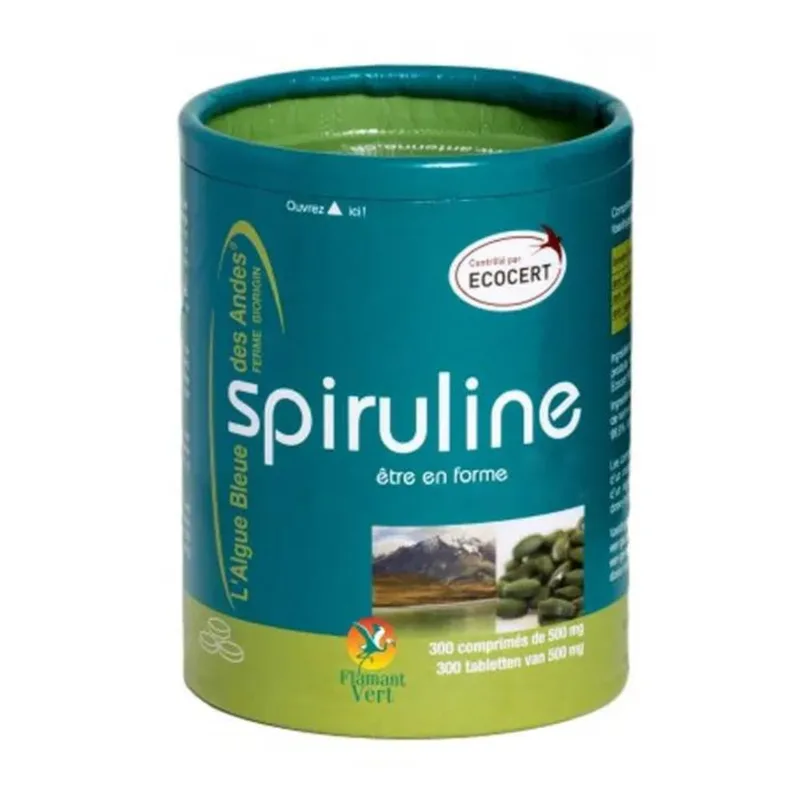 Flamant Vert Spirulina Be Fit 300 Tablets