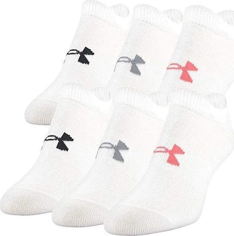 Under Armour Essential Women's No Show Sport Socks x 6