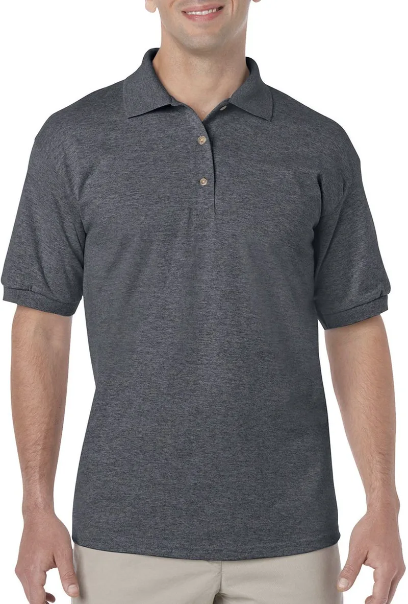 Ανδρική Μπλούζα Polo 8800 Gildan DryBlend Jersey Dark Heather