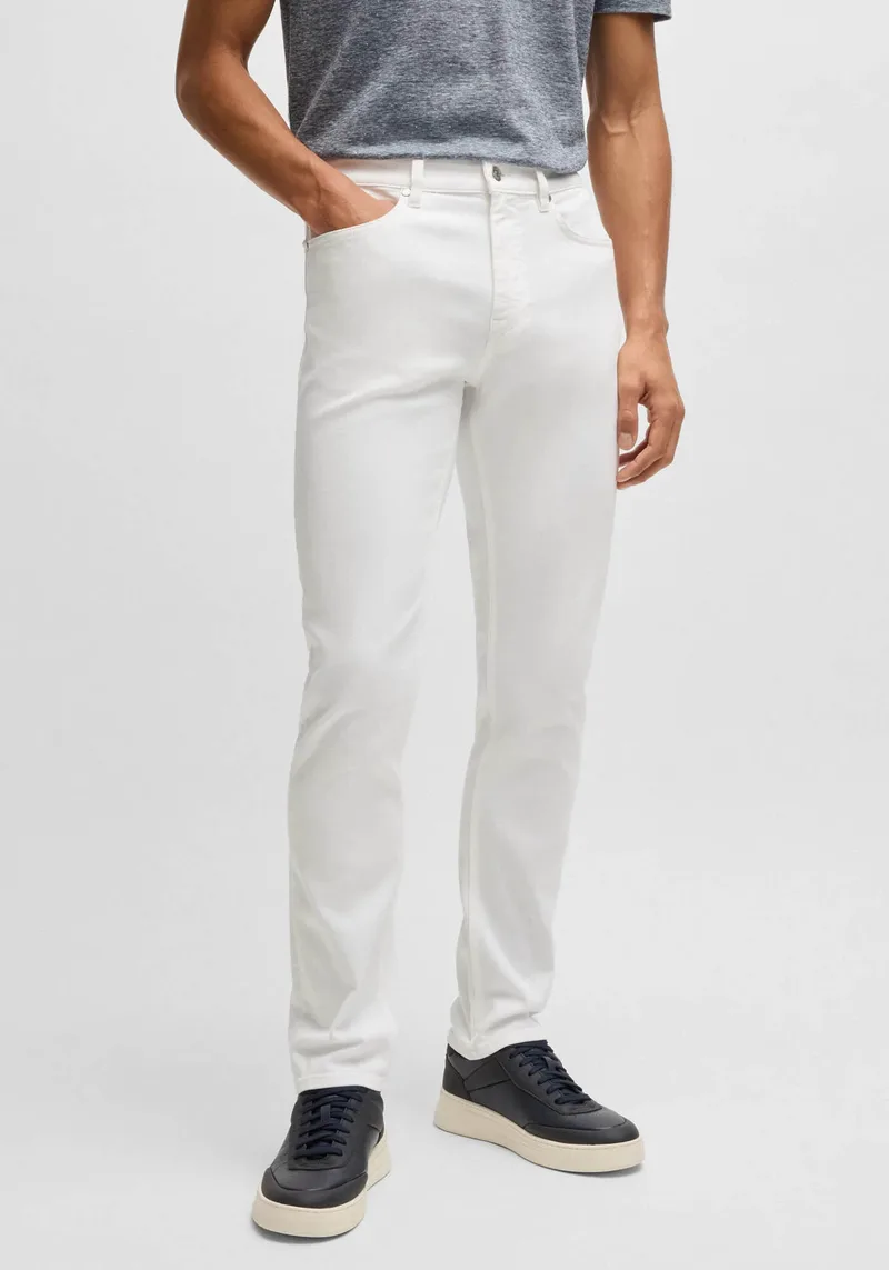 BOSS Jean Παντελόνι της σειράς Delaware - 50540492 100 White