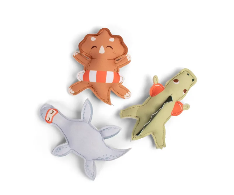 Filibabba - Neoprene Bath Toys - Dinos
