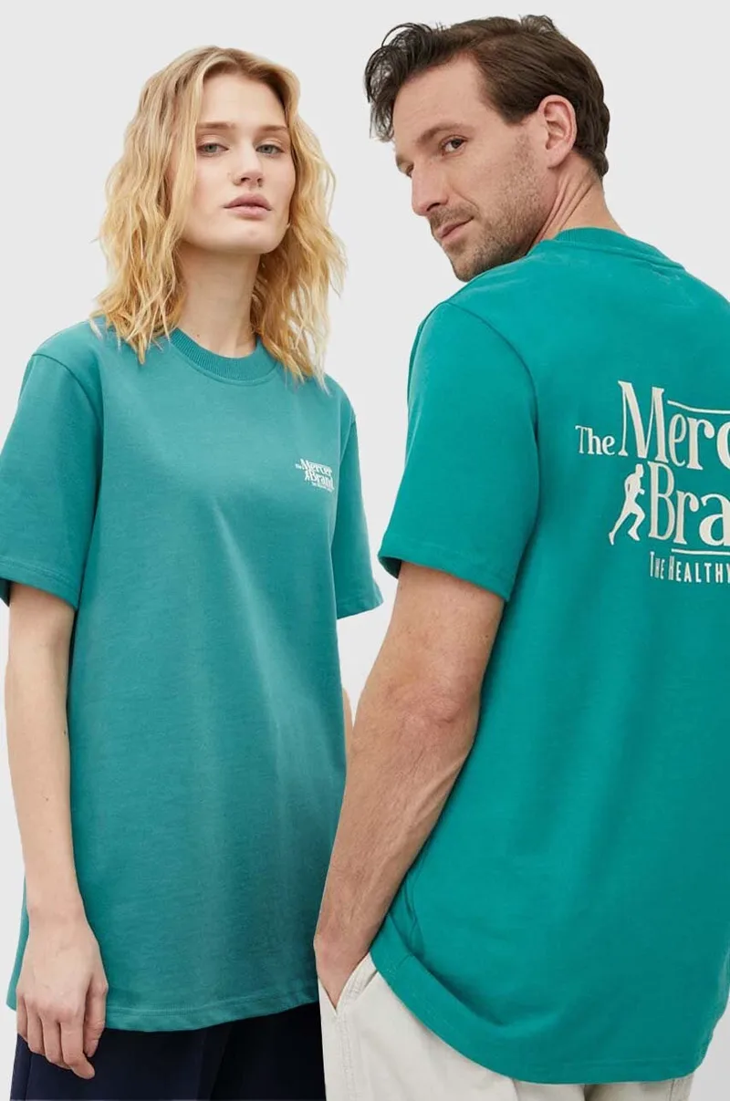 Βαμβακερό μπλουζάκι The Mercer Brand