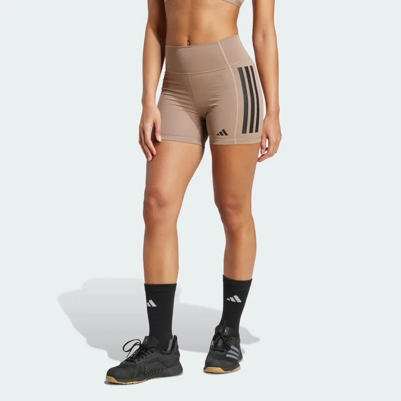 adidas Optime 3-Stripes 1/4 Short Leggings (9000239452_68053)
