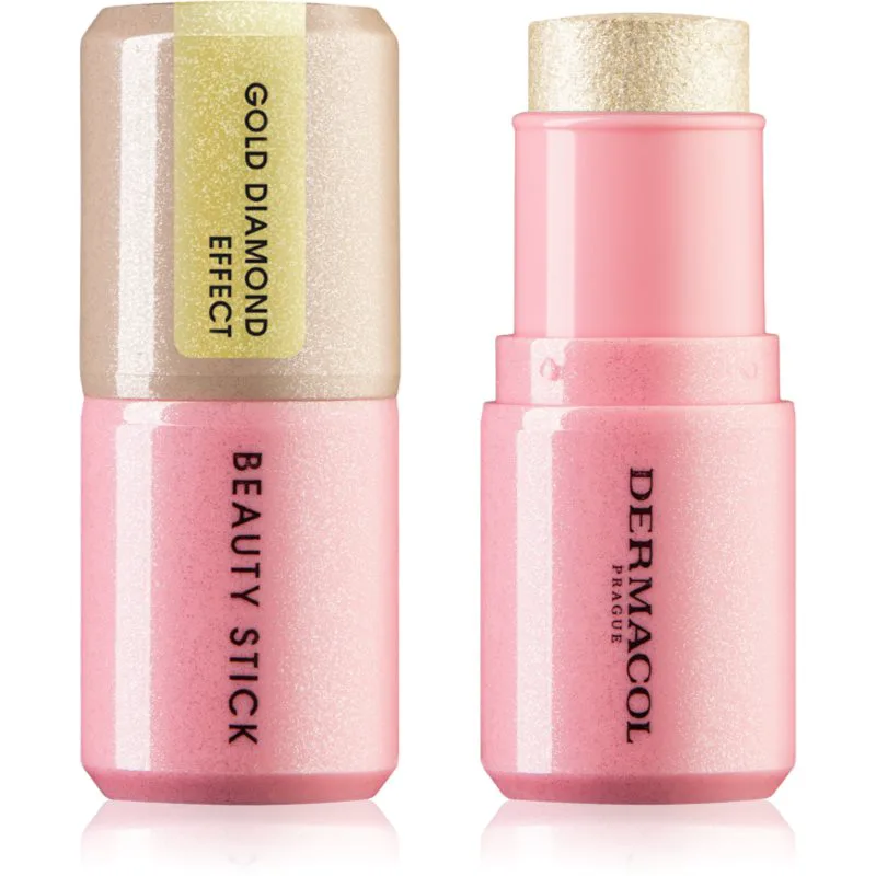Dermacol Beauty Stick Highlight κρεμώδες λαμπρυντικό σε στικ απόχρωση 01 Rosegold 7 γρ