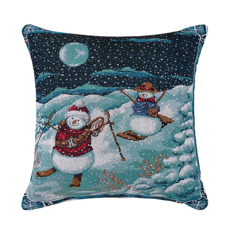 Χριστουγεννιάτικη Μαξιλαροθήκη (45x45) Silk Fashion Xmaspillow1