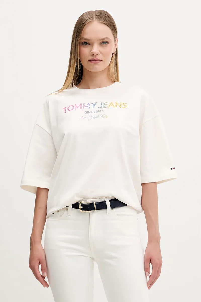 Tommy Jeans γυναικείο t-shirt βαμβακερό