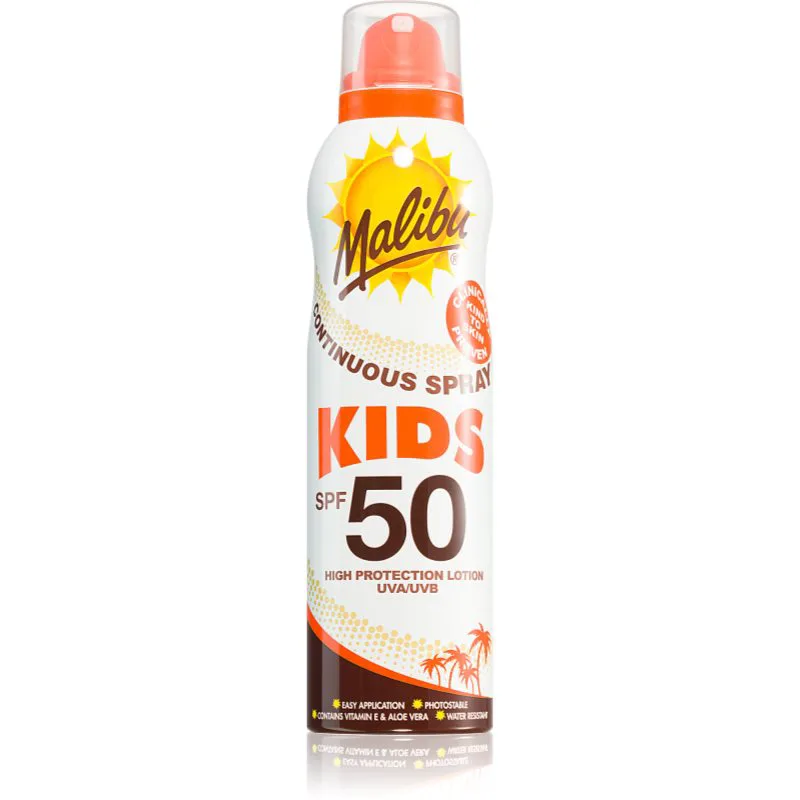 Malibu Continuous Spray αντηλιακή κρέμα SPF 50 175 ml