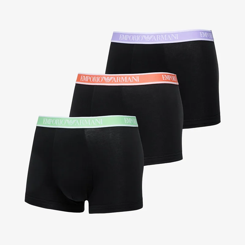Μπόξερς EA7 Emporio Armani 3-Pack Trunk Black/ Black/ Black M