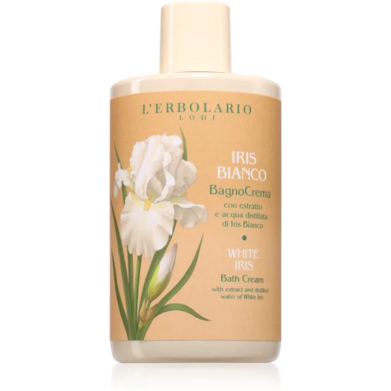 L'ERBOLARIO Iris Λευκό κρεμώδες τζελ για ντους 300 ml