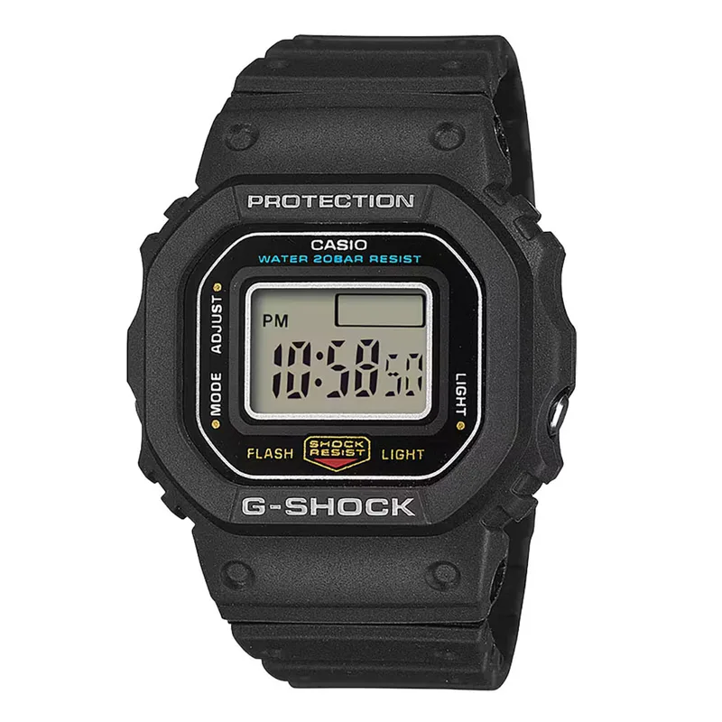 CASIO G-SHOCK Black Rubber Strap Ring Watch DWN-5600-1E