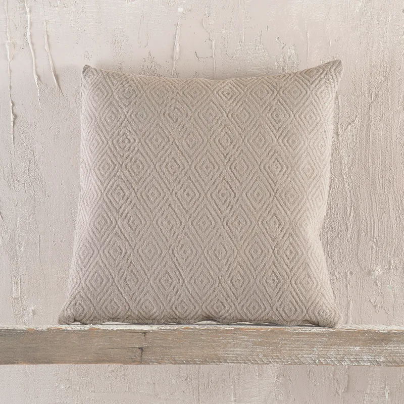Διακοσμητικη μαξιλαροθηκη (40χ40) elysse beige-grey, rythmos home
