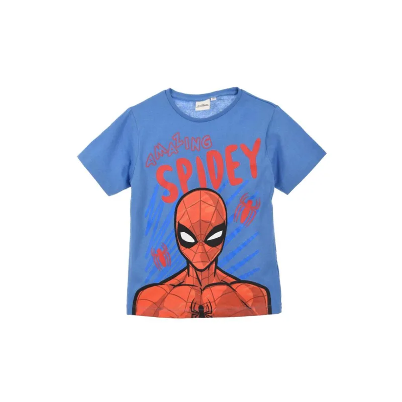 Μπλούζα μακό αγόρι Spiderman-EX1268-BLUE