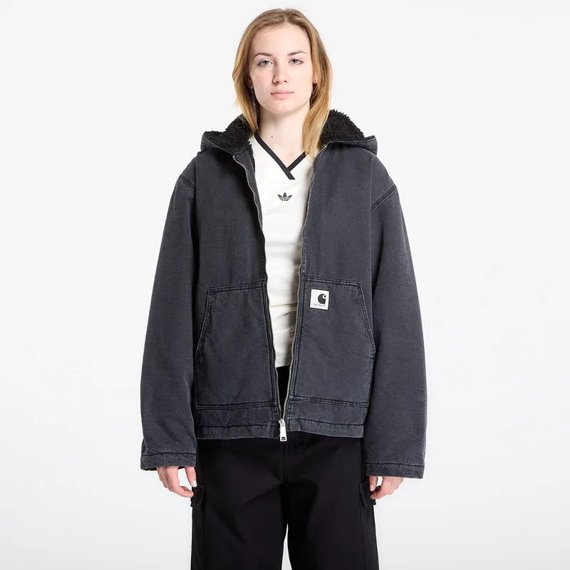 Μπουφάν Carhartt WIP W' Hooded Mitch Jacket Black L