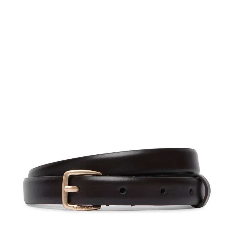 Ζώνη Calvin Klein Essential Buckle 20Mm LV04F7111G Σκούρο καφέ