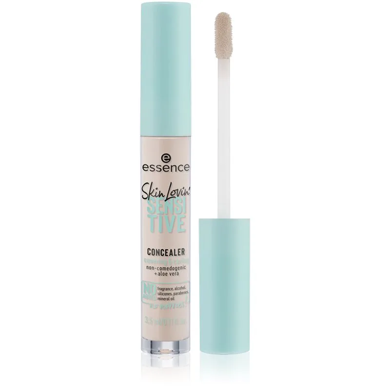 essence Skin Lovin' Sensitive υγρό κονσίλερ απόχρωση 10 Light 3,5 ml