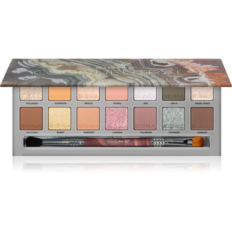 Sigma Beauty Cool Neutrals Παλέτα σκιών για τα μάτια 1 τμχ