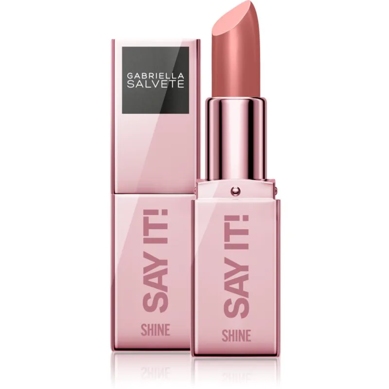 Gabriella Salvete Say It! And Shine! ενυδατικό στιλπνό κραγιόν απόχρωση 02 3,5 γρ