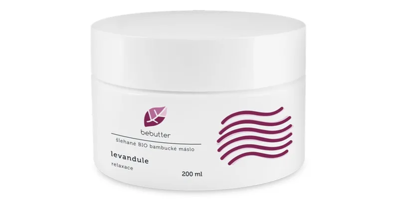 Bebutter Whipped Levandule Shea Butter to Soothe Skin 200ml