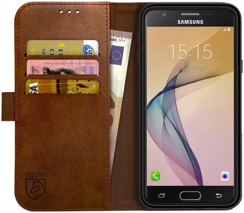 Κόκκινο Element PU Θήκη Πορτοφόλι Samsung Galaxy J5 2016 - Brown (8719246116285)