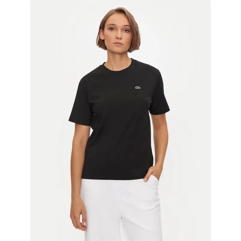 Lacoste T-Shirt TF7215 Μαύρο Loose Fit