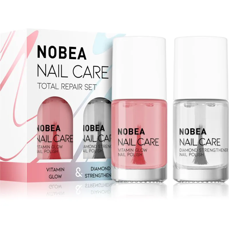 NOBEA Nail Care Diamond Strength Set Σετ βερνίκι νυχιών Total repair set