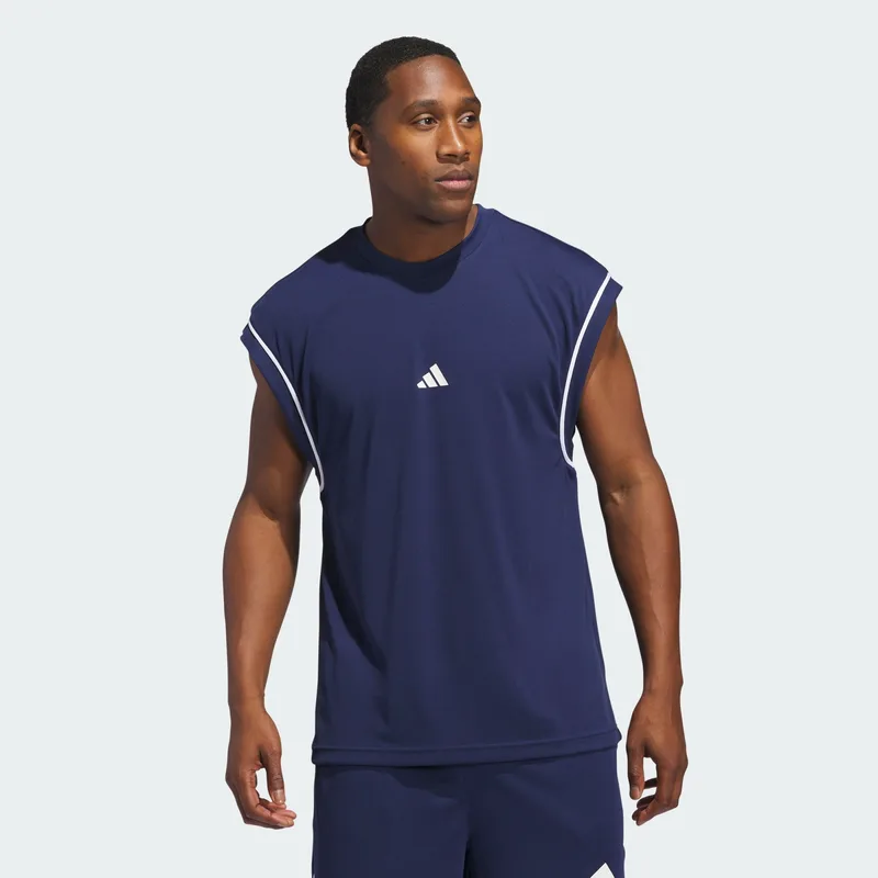 adidas Basketball All-World Ανδρικό Αμάνικο T-Shirt (9000217074_83895)